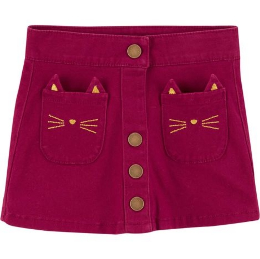 Carter's Corduroy Cat Skirt